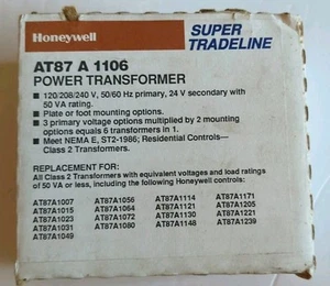 HONEYWELL AT87A1106 Power Transformer PRI: 120/208/240V SEC: 24V 50VA - Picture 1 of 4