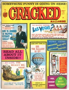 CRACKED #61 July 1967 Severin WARD Bill Everett Centerfold Comic Humor Magazine - Picture 1 of 3