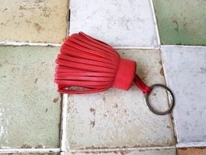 Hermes Carmen Keyring Bag Charm Pom Pom Holder 147689173 - Picture 1 of 6
