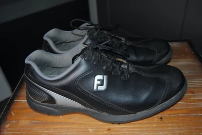 FootJoy Mens Black and Gray Golf Shoes Size 9 W  Style 58038 - Image 1 of 4