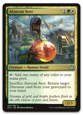 Atzocan Seer #153 (NM) Rivals of Ixalan RIX Magic MTG - Image 1 of 2
