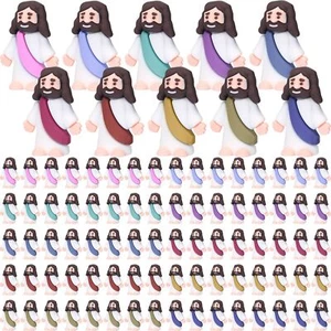 Barydat 150 Pack Mini Jesus Figurines Bulk Little Jesus Toys Tiny Jesus Figur... - Picture 1 of 6