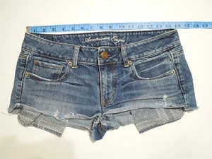 MUJER AMERICAN EAGLE TALLA 6 BOTÍN CORTO SHORTS - Imagen 1 de 4