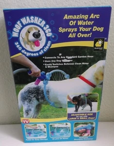 Woof Washer 360 Pulitore ad Anello Regolabile Bagno per Cani Animali Domestici - Foto 1 di 3