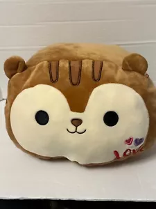 Squishmallows 12" Apilable Sawyer the Squirrel LOVE San Valentín 2018 Peluche Marrón - Imagen 1 de 11