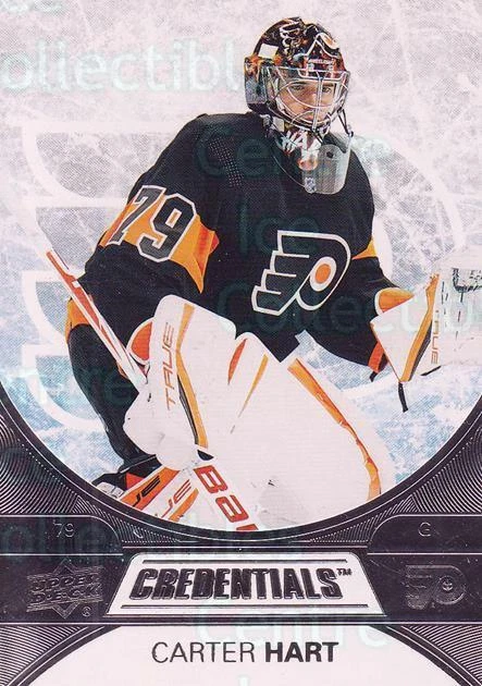 2021-22 Upper Deck Credentials #25 Carter Hart - Image 1 of 1