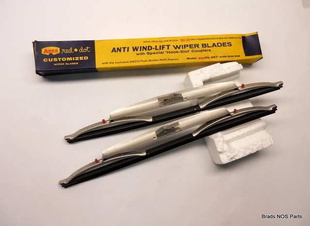 Escobillas limpiaparabrisas antico 833 1966-1977 Porsche 911 912 914 vintage NOS ANCO 833 Foto 1 de 1