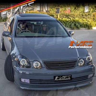 JDM Black CCFL Angel-Eyes Projector Head Lights for Lexus GS300 1998-05 JZS160R - image 1 of 4