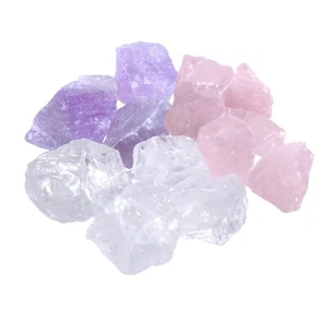 Wassersteine Premium Grundmischung | Amethyst + Rosenquarz + Bergkristall 300 gr - Bild 1 von 5