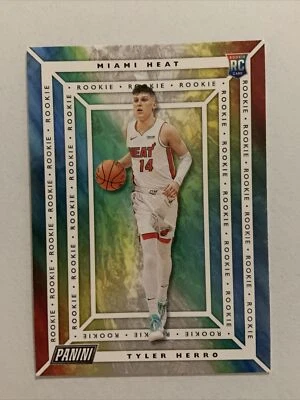 2019-20 Panini NBA Player Of The Day Tyler Herro Rookie Miami Heat SP #63 RC 🔥 - Image 1 of 4