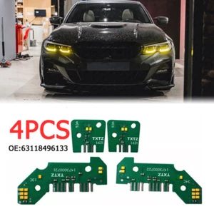 Yellow DRL Daytime Running Light LED Boards For BMW G20 330e 330i M340i 2019-22/ - Foto 1 di 7