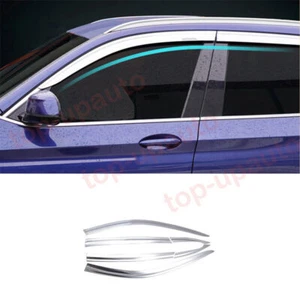 Para BMW X3 2018-2024 para ventana plateada viseras de viento protector solar ventilación deflectores - Imagen 1 de 8