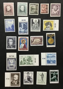 AUSTRIA 1947- 1975 XF MNH Lot Of Singles & Complete Sets ￼ - Picture 1 of 4