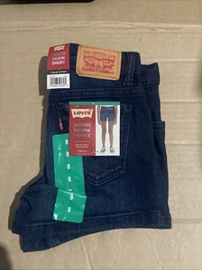 Levi’s Girls Denim Jeans Youth Mini Shorts 8 - Picture 1 of 5
