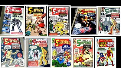 Facsimile Covers TALES OF SUSPENSE #39-59 Exact copies NO COMICS