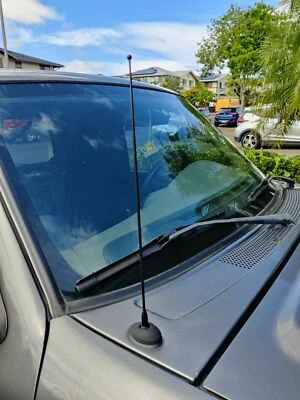 Mástil de antena de acero inoxidable negro de 15" radio AM/FM para Ford Ranger 1983-2011 nuevo Foto 1 de 4