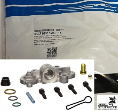 Kit de resorte azul regulador de presión de combustible OEM 3C3Z-9T517-AG para Ford 03-07 6,0 L Foto 1 de 4