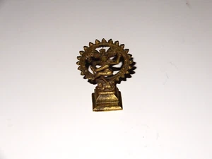 DANCING NATARAJA LORD SHIVA VINTAGE PEQUEÑO 2 3/4 PULGADAS DE ALTO - Imagen 1 de 4