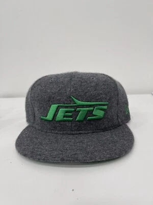 New York NY Jets New Era NFL Lana Poliéster Snapback Gris Gorra Sombrero “Muestra” Foto 1 de 4