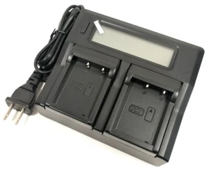 Quick LCD Battery Charger for Fuji NP-W126 BC-W126 X-A1 X-E1 X-E2 X-M1 X-Pro2 - Picture 1 of 7