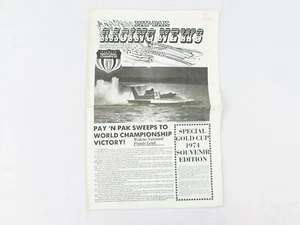 Pay 'N Pak Racing News August 1974 Hydroplanes Boats Seattle Northwest - Picture 1 of 3