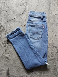 Vibe & Rant Straight Leg Jeans Women's Size 1 Medium Wash Distressed - Picture 1 of 13