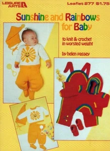 Sunshine and Rainbow for Baby Knit & Crochet by Helen Passey Leaflet 277 NOS - Picture 1 of 2