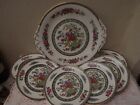 Paragon "Tree of Kashmir" Cake/Bread & Butter plate with 6 Teaplates - Porcelain