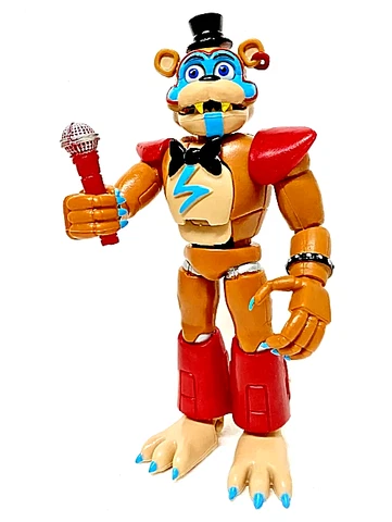 GLAMROCK FREDDY FAZBEAR figure 8" FNAF Five Nights at Freddy's SECURITY BREACH ⚡ Cover