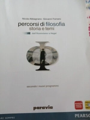 Percorsi Di Filosofia Storia E Temi ISBN 9788839530967 - Immagine 1 di 2