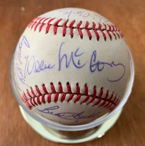 1986 Giants Team Signed Rawlings Baseball - McCovey, Mays - Picture 1 of 8