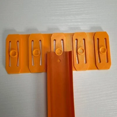 Hot Wheels Compatible 5 Lane Connectors (orange)  Straights are not included - Image 1 of 4