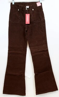 NWT 2005 Gymboree Tyrolean Lure Brown Corduroy Pants sz 10 Heart Embroidery Girl - Imagem 1 de 4