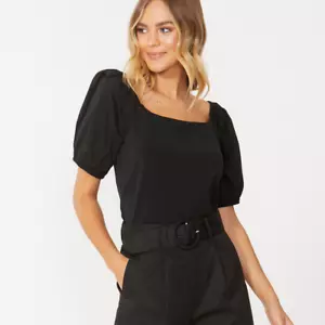 SASS CLOTHING NINA TEE - BLACK -SIZE 8-20 - Bild 1 von 3