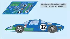 Decals Matra MS630 Le Mans 1969 32 1:32 1:43 1:24 1:18 1:64 1:87 630 calcas - Bild 1 von 1