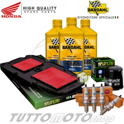 Tagliando HONDA XL V Transalp 650 2000-2007 Kit Olio Bardahl XTM Filtri Candele - Immagine 1 di 4