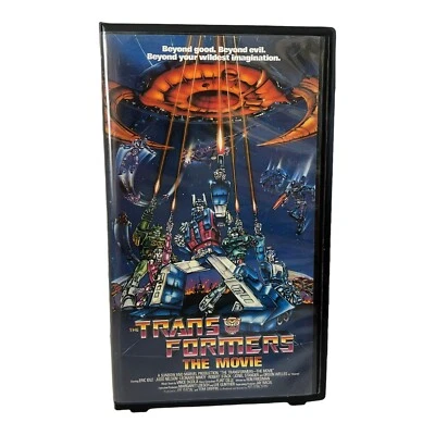 Vtg 1987 Hasbro Toys & Rhino Classic SCI-FI VHS Video "TRANSFORMERS, The Movie"  - Image 1 of 4