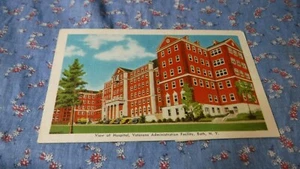 Old Postcard 1946 Bath NY View of Hospital Veterans Administration Facility Bath - Picture 1 of 2