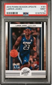 2010 Panini Season Update LeBron James Card Psa 9!!! - Picture 1 of 2