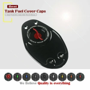 CNC ALU Keyless Tank Cover Caps Fuel Gas Case for DUCATI 999R 999S 2004-2006 - Picture 1 of 11