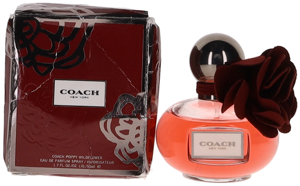Poppy Wildflower By Coach For Women EDP Spray Perfume 1.7oz Damaged box New - Image 1 of 1