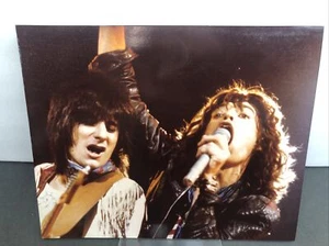 MICK JAGGER/RON WOOD STONES RARE 8x10 PHOTO VINTAGE 1984 ROCKTOGRAPHY KODAK - Picture 1 of 5