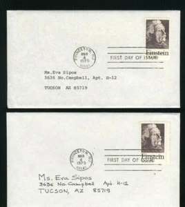 2 SELLOS EINSTEIN FDI Princeton NUEVA Jersey MARZO 4 1979 15 centavos - Imagen 1 de 1