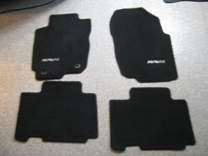 TOYOTA RAV4 2013-2018 BLACK CARPET FLOOR MATS OEM ORIGINAL FREE SHIPPING - Picture 1 of 10