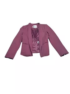 Forever New Womens Dark Pink Jacket Blazer Size 12 Good Condition - Picture 1 of 5