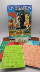 De colección 1982 Avalon Hill Civilization 100 % completo - ¡En su mayoría sin perforar limpio! - Imagen 1 de 18