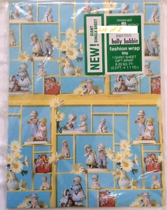 American Greetings HOLLY HOBBIE Vintage design confezione regalo 1 foglio gigante - lotto di 2 - Foto 1 di 2