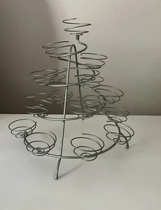 18 Count Metal Cupcake Muffin Stand H 14” Wedding Party - Picture 1 of 4