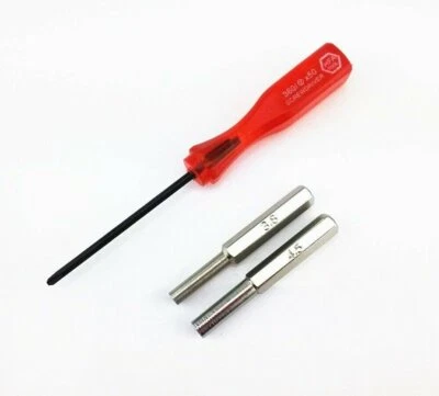 3.8mm 4.5mm and Tri-wing Security Bit Screwdriver Nintendo NES SNES N64 Game Boy - Image 1 of 2