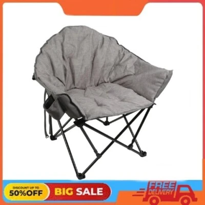 Silla de club de camping Ozark Trail, gris, adultos Foto 1 de 4